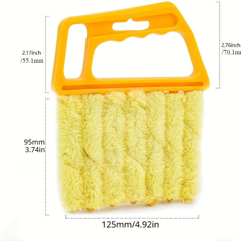7-Finger Microfiber Blind & Window Cleaning Brush – Washable, Easy Dust Removal