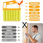 7-Finger Microfiber Blind & Window Cleaning Brush – Washable, Easy Dust Removal